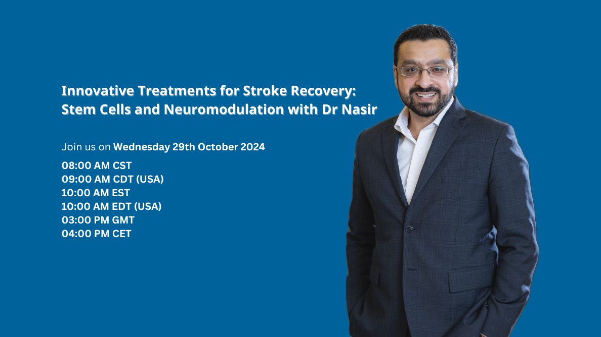 Verita Neuro Facebook Live with Dr Nasir Innovative treatments for stroke