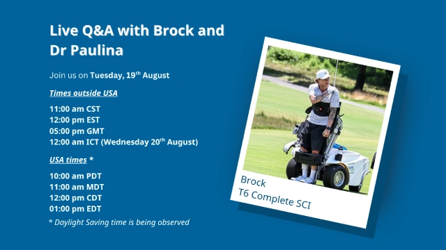 Live Q&A with Brock and Dr Paulina event banner