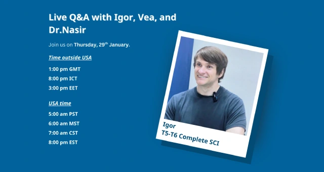 Live Q&A with Igor - Inspiring Recovery Journey with Epidural Stimulation